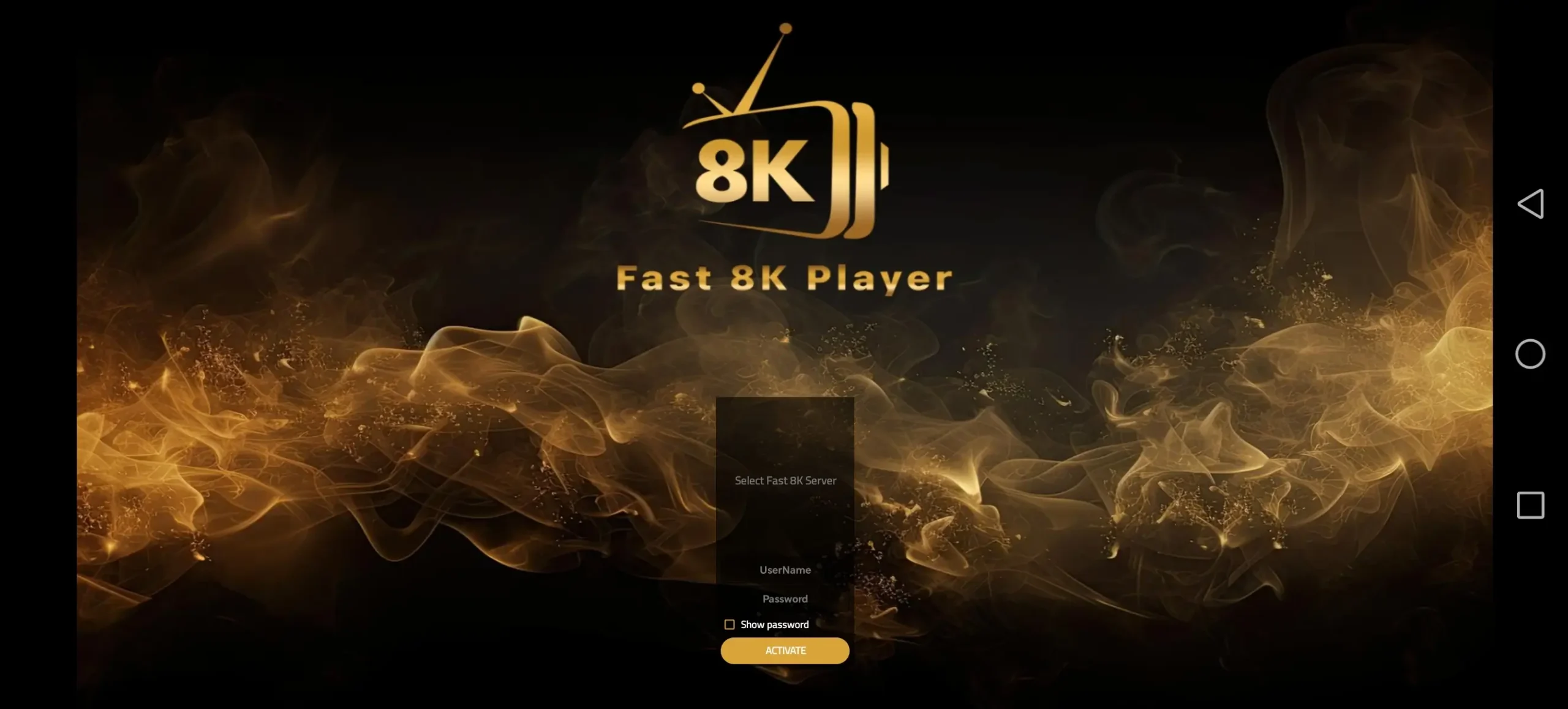 Team 8K Player Screenshots and Interface Gallery — player or viewing reference
