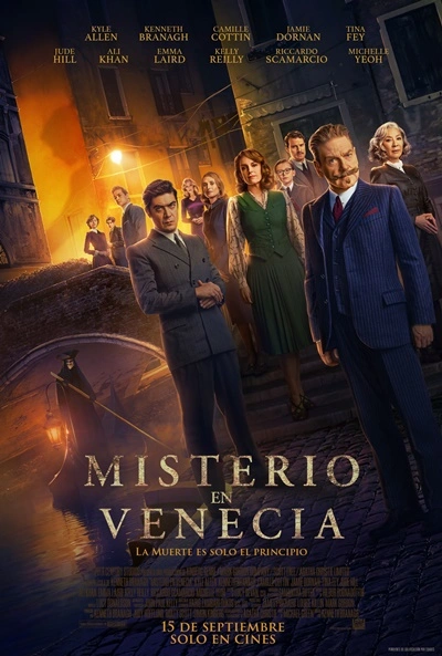 A Haunting in Venice promotional poster in the supplied artwork